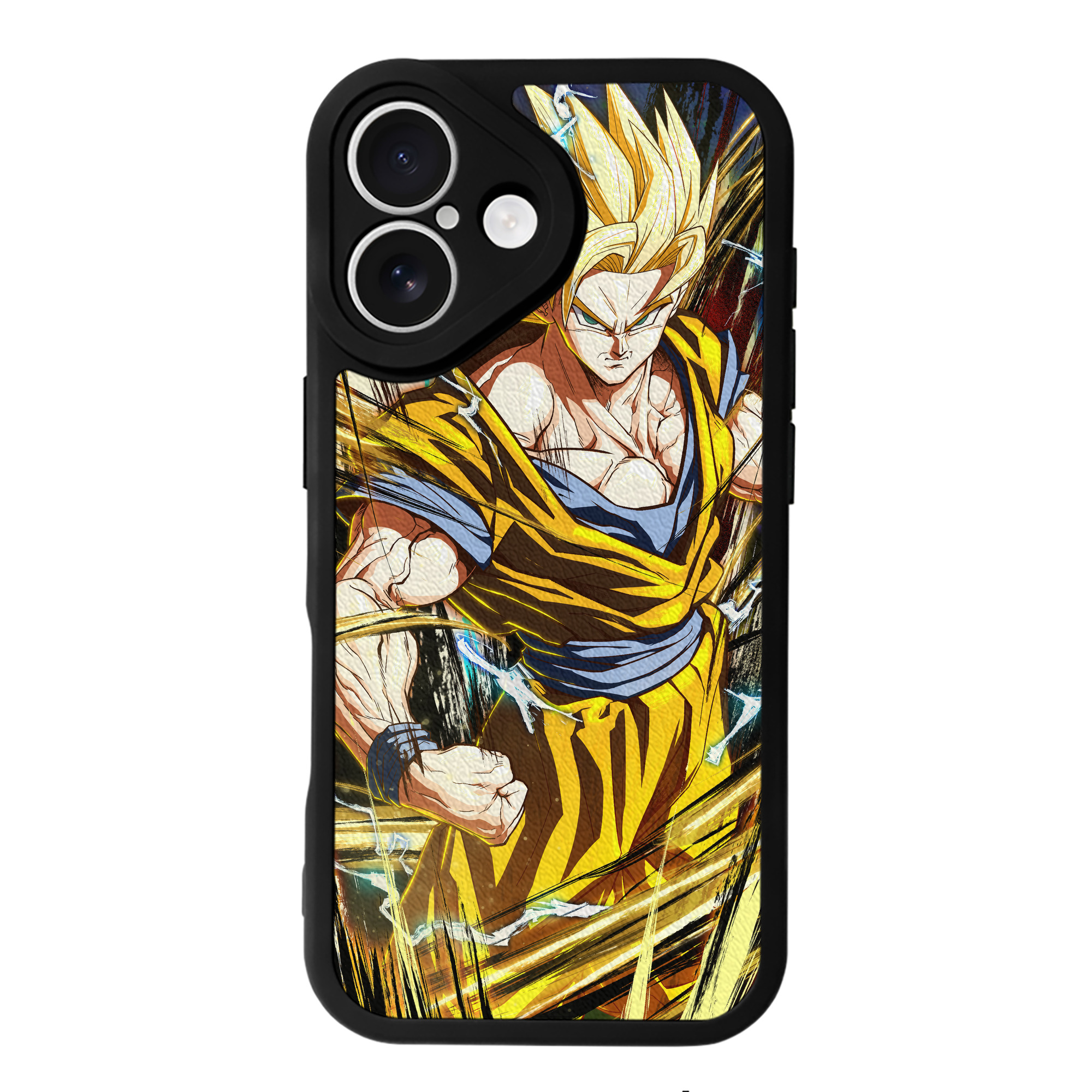 （画像用） ドラゴンボール DRAGON BALL 【iPhone 16シリーズ対応】シリコンスマホケース（レザー調） 材質：シリコン